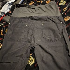 Oh mama black maternity jeans